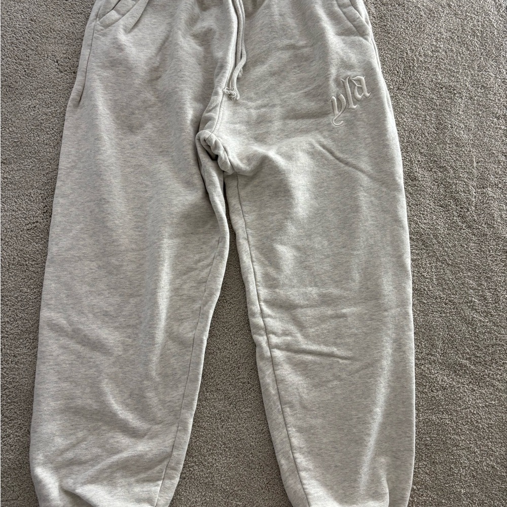YoungLA Light Gray Joggers